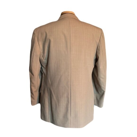Van Heusen 40R Beige  3 Button Suit Jacket - Picture 3 of 7
